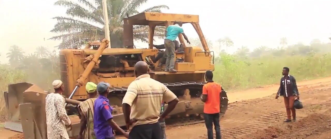 Land clearing at Lashone Estate, Agbara Phase 1